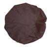 Bar Stool Round Cover PU Leather Stretch Water Proof Elastic Round Barber Shop Chair Cover Coffee Color