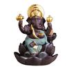 Lord Ganesha Indien Elefantengott Rückfluss Räuchergefäß Weihrauchbrenner Halter Geschenk Deko