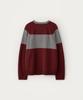 Sseomweeobeoteo Casual Wave Logo Knit - Burgundy