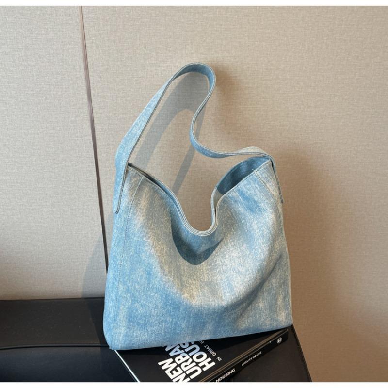 Lazy wind bag women's large-capacity new versatile shoulder bag casual college student class tote bag