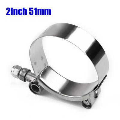 Parti Morsetto Marmitta Moto Posteriore 2 Pollici 51mm Kit Pinze a Fascetta Nuovo