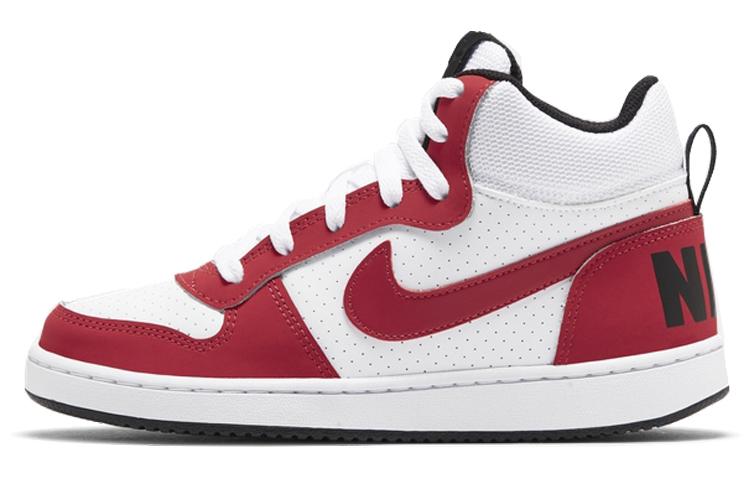 

Nike Court Borough Mid Gym Red White GS 839977-103 38.5