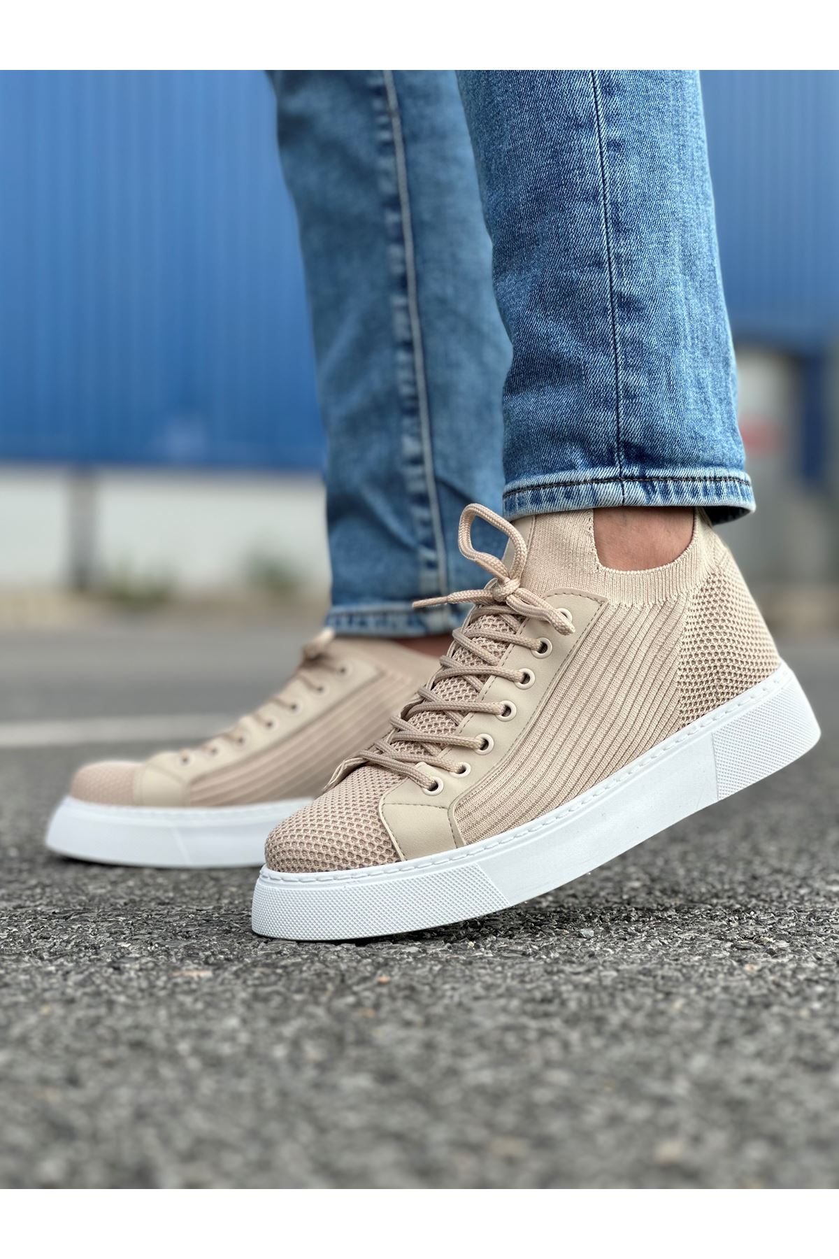 

CHEKİCH New Collection CH2423 Men Shoe White Black Brown Tan 40