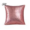 Elegant Pillow Cover Pillowcase Sequins Decorative Cushion Modern Farmhouse Soft Polyester Style for Sofa Bedroom Office Touch