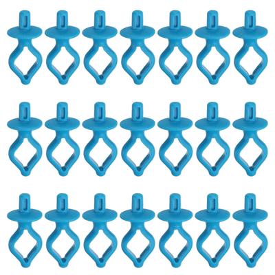 Uxcell 100pcs Bobbin Holder for Embroidery and Quilting, Blue
