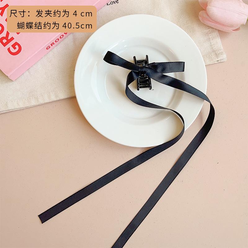 

Винтажный большой бархатный бант, заколка для волос, трендовые длинные заколки с лентой, заколки, повязка на голову для женщин и девочек, аксессуары для волос, свадебные украшения