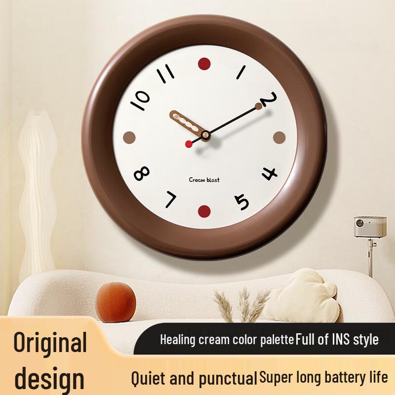Hàndùn Round Cream Style Wall Clock