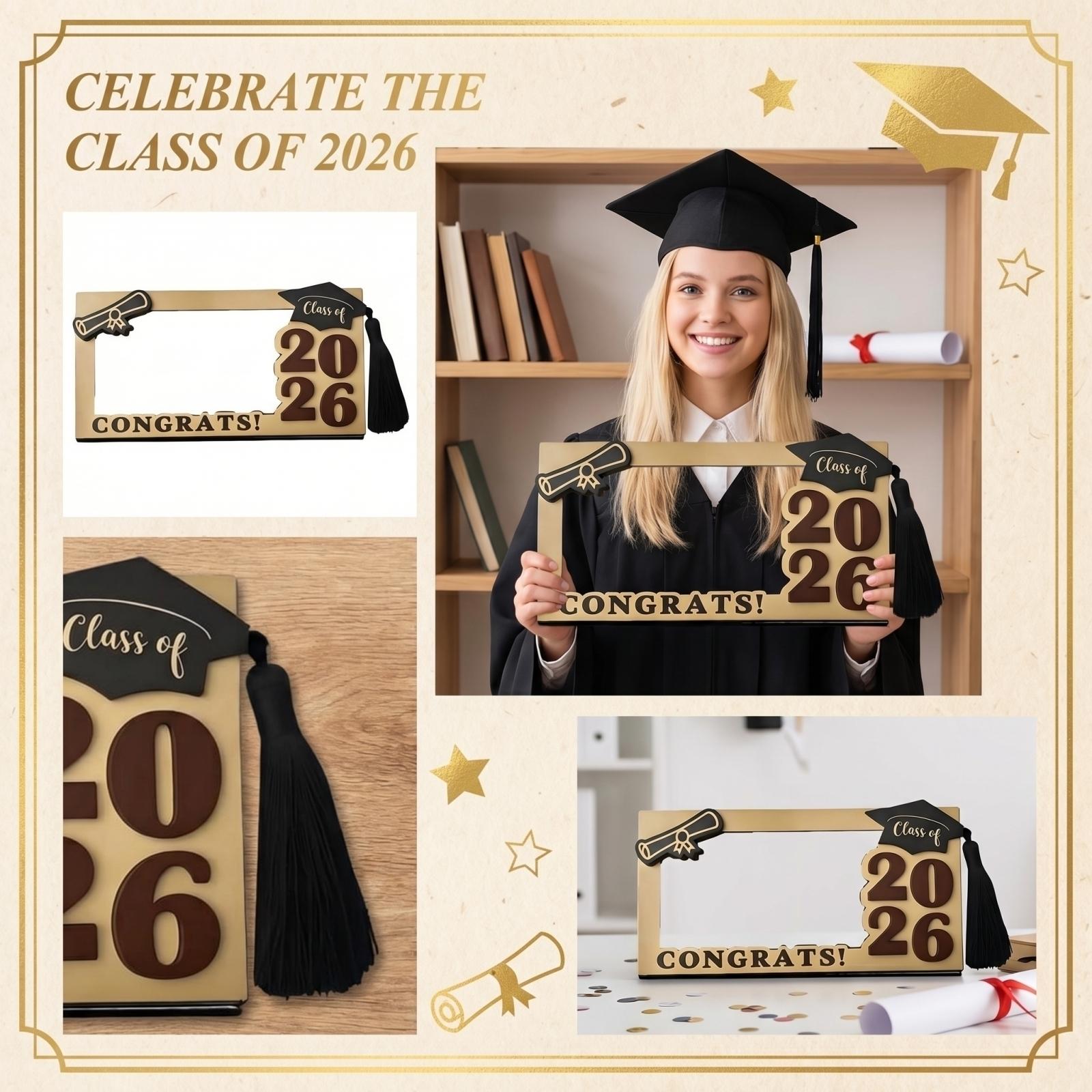 

Graduation Wooden Desktop Decoration one size