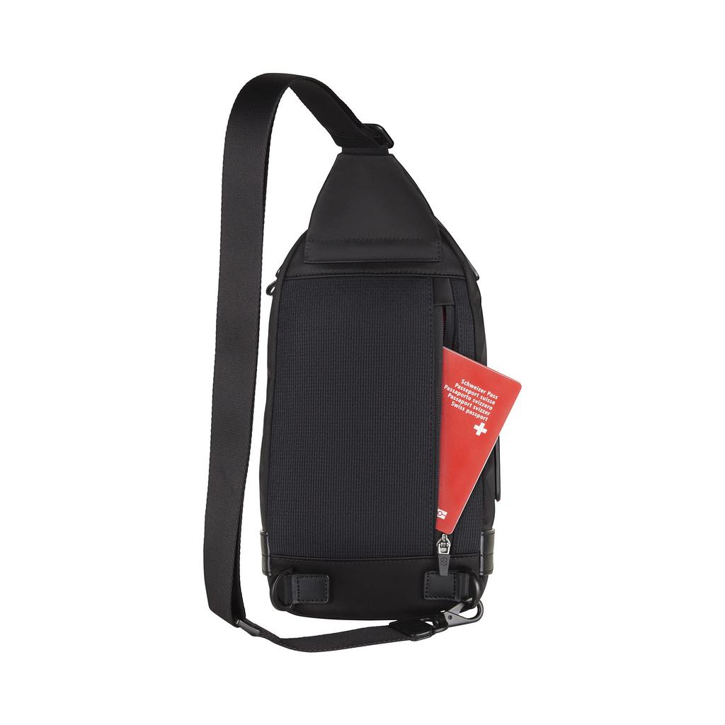 Victorinox ALOX Nero Sling Bag, Black Shoulder Bag