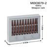MOC Weapon Rack Bricks WW2 Gun War Military Sniper Rifle Compatible Figure Building Blocks Friends Gift Toys For Children Adults