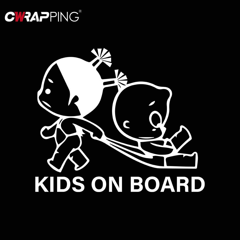 1 STÜCK Auto Baby an Bord Reflektierende Autoaufkleber Niedliches Kindermuster Aufkleber für Auto Stoßstange Warnschild Zubehör
