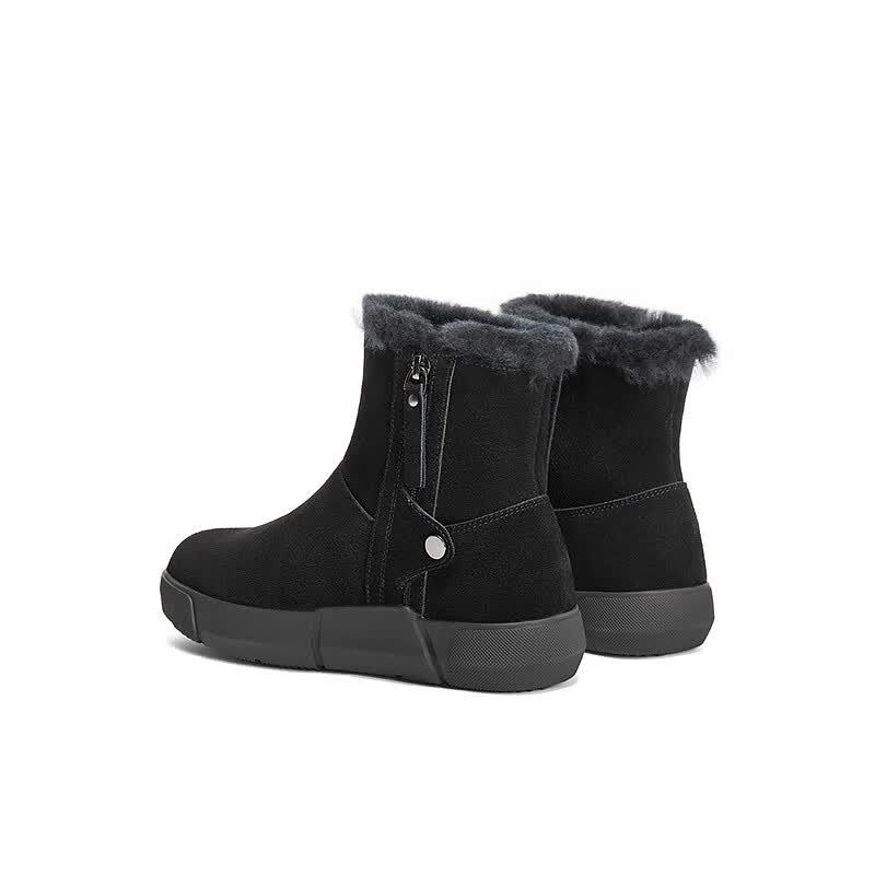 SENDA Women's Warm Plush Short Snow Boots