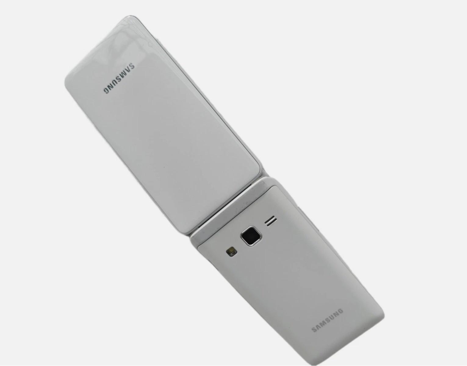 Samsung Gerenoveerde Originele  Galaxy Folder 2 G160N 2GB RAM 32GB ROM Klap Unlocked Smartphone Met 1 SIM 32GB wit