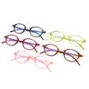 2219 Anti-Blue Glasses Female Korean Retro With Nose Pad Oval Frame Ultra-Light High Definition Reading Glasses