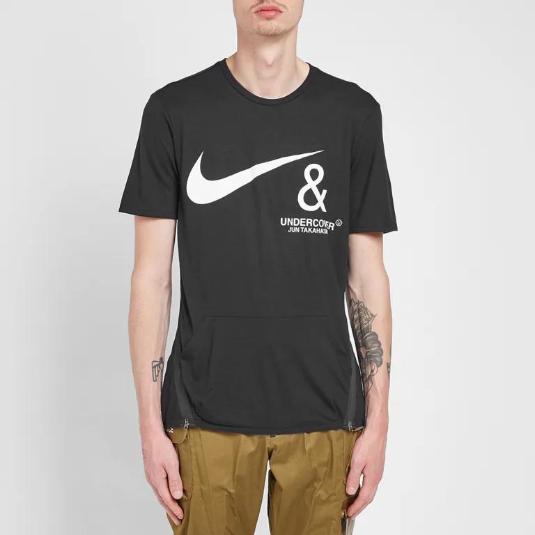 Nike x Undercover NRG Pocket Tee Black Men Streetwear CD7526-010
