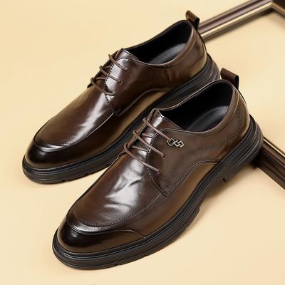 Leather Shoes For Man Genuine Leather Casual Shoes Fashion Business Oxford Shoes High Quality Designer Work Shoes