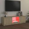 Vidaxl Szafka Pod Tv Z Oświetleniem Led, Dąb Sonoma, 120X30X35,5 Cm