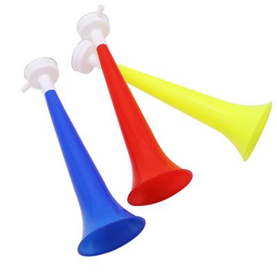 Fanděte fanouškům fotbalových her s plastovým rohem Roztleskávačky Podpěry Vuvuzela Kid Trumpet