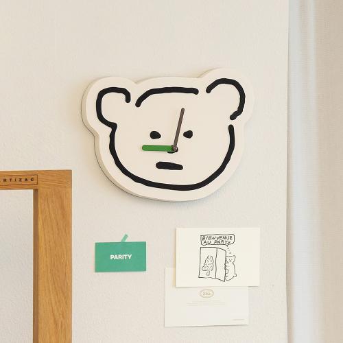 [BRUNCH BROTHER] BRUNCH BROTHER 365 Bear Wall Clock Bear Face