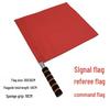 Red & White Dual-Sided Signal Hand Flag