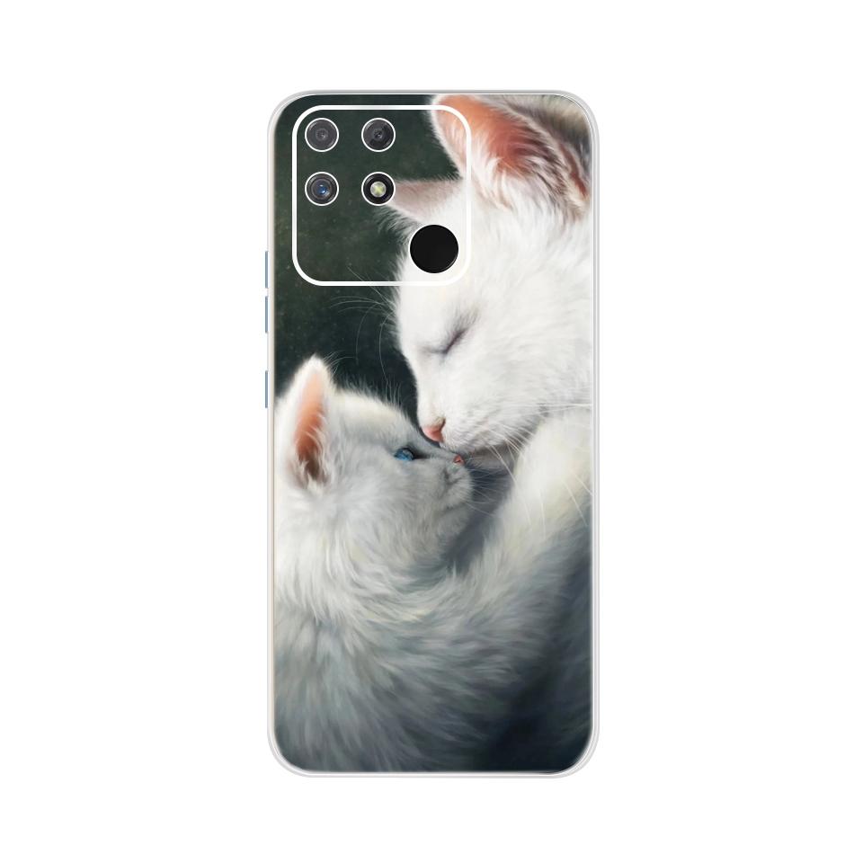 Weiche Silikonhülle Für Raelme Narzo 50A RMX3430 HandyhülleTransparente TPU-Abdeckung Für Realme Narzo50a 50 A 6.5" Rückseiten Hüllen Bumper