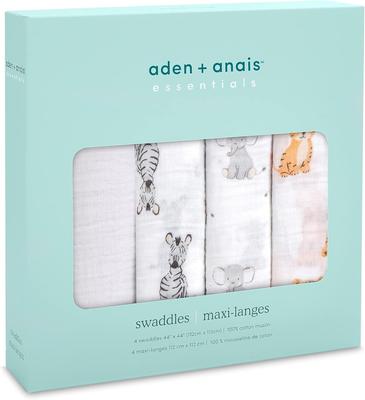 And Anay Swaddle J941B Safari Babes 112cm X 112cm [Aiden Essentials] Approx.