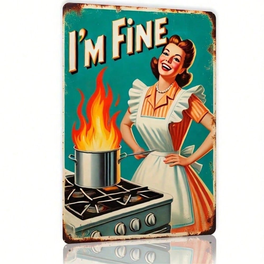 Retro Metal Paintings, Furniture, Living Room Decoration 20x30cm