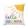 Funny Quote Pillowcase, Please Leave By 9PM Cushion Cover, Black and White Typography Decor, Novelty Throw Pillow for Bedroom