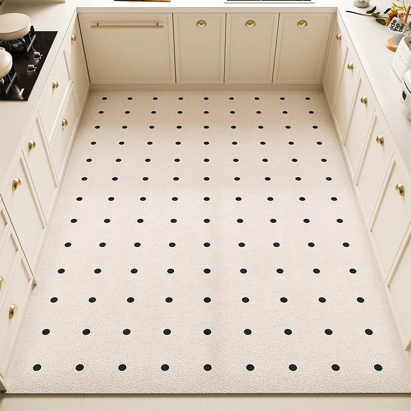 Tapis de cuisine Fresh - Tapis en cuir PVC imperméable, résistant à l'huile et antidérapant, facile à nettoyer et à découper pour un usage domestique