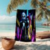 1pc Ethereal Angel Graveyard Microfiber Beach Towels Quick Dry Towel Sand Beach Towels Pool for Travel Swim Pool. S7290160