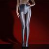 Toffee Bird Cage Sheer Sensual Silky No-Removal Oil-Shine Pantyhose Base Layer Pants