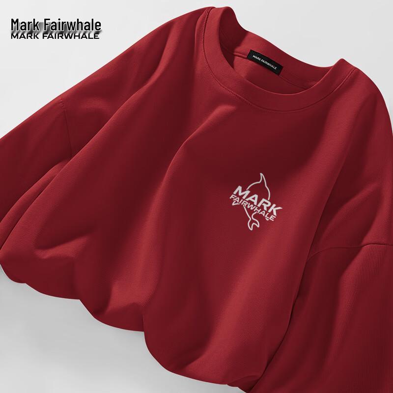 Mark Fairwhale Men's Basic Cotton Long Sleeve T-Shirt