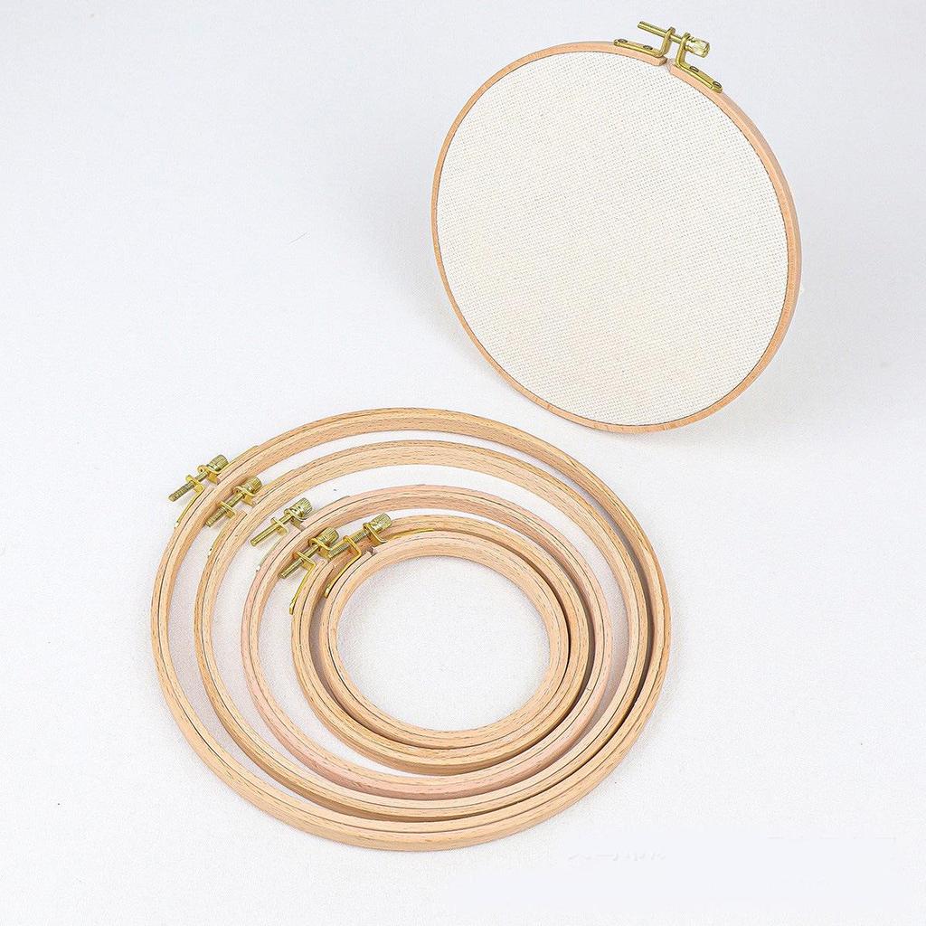 Beech Wood Embroidery Hoop for DIY and Punch Needle Projects