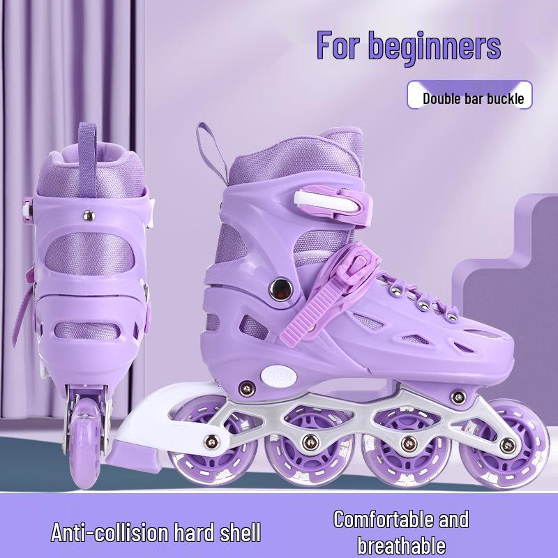 Kinder-Kombi: Eis- & Inlineskates für Anfänger - Rollschuh-Set für Jungen & Mädchen