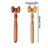 1PC Wooden Roller Face Massager Neck, Shoulder And Leg Universal Hand Massager Massage Tool Foot Massager