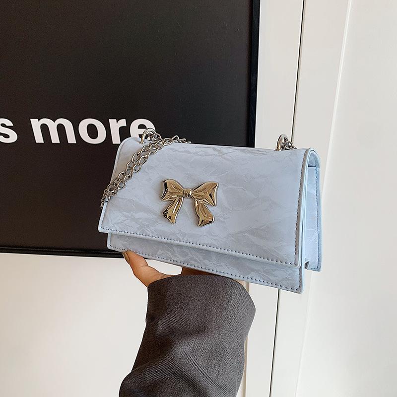 

Нова жіноча сумка з французьким бантом для пахв синій