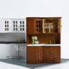 1/12 Dollhouses Kitchen Cabinet Miniature Furniture with Sink Craft Project Model Kitchen Room Scene Decorative Accessory