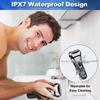 Xiaomi Pop-Up Trimmer Electric Shaver Stainless Steel Shaving Machine Men's 3D Triple Floating Blade Razor Shaver Barber Trimmer FK-605
