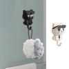 Cute Kitten Hooks Cartoon Cats Gravities Induction Decorative Hooks Creative Self-Adhesive Key Hangers Hook