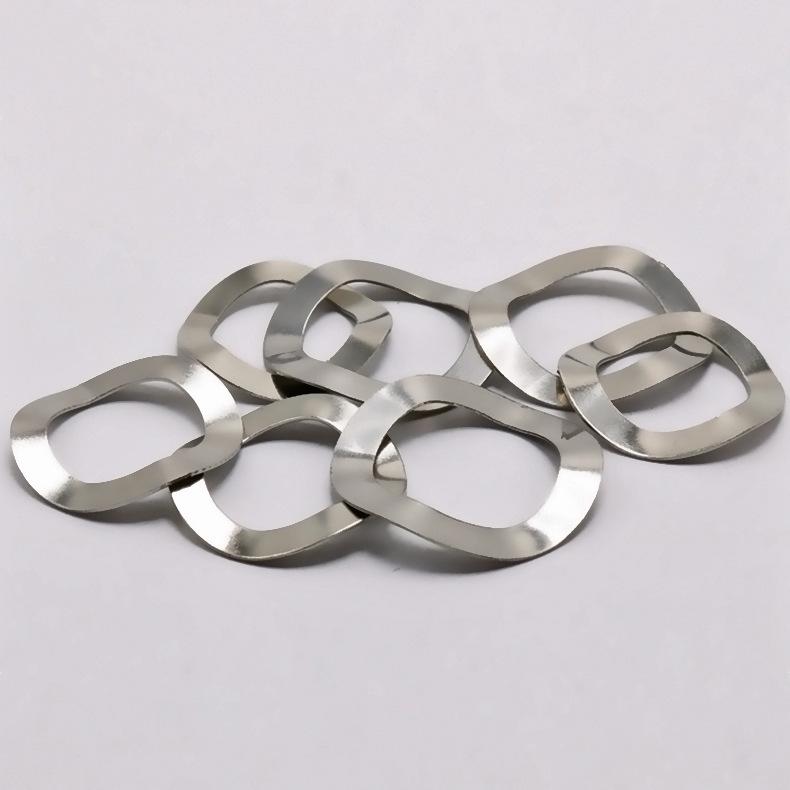 304 Stainless Steel Triple-Wave Washer Seal Ring Shim M3456810DIN42013 for Shock Absorption