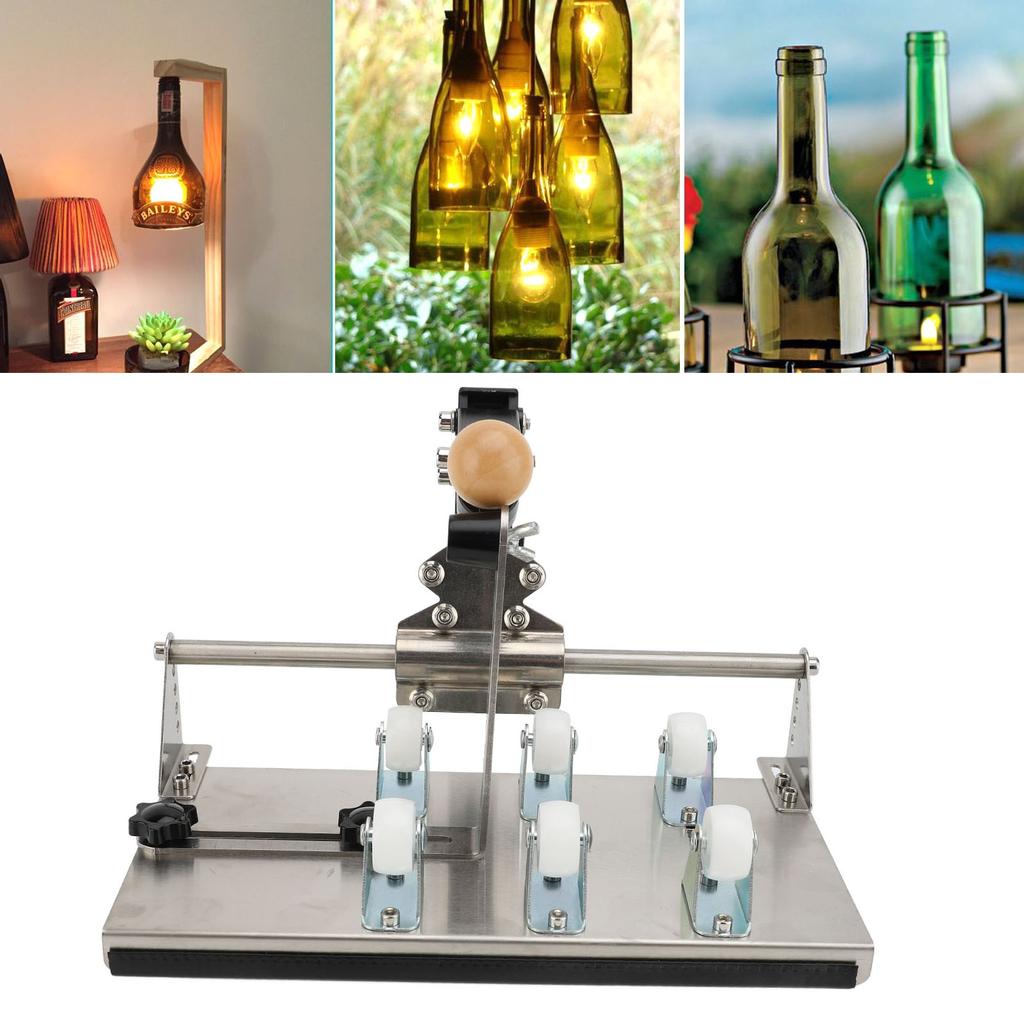 Glass Bottle Cutter Multifunction Precise DIY Glass Cutting Kit for Wine Beer Whiskey Champagne Bott
