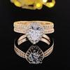 Luxurious Non-Fading Unisex Diamond Wedding Band Set