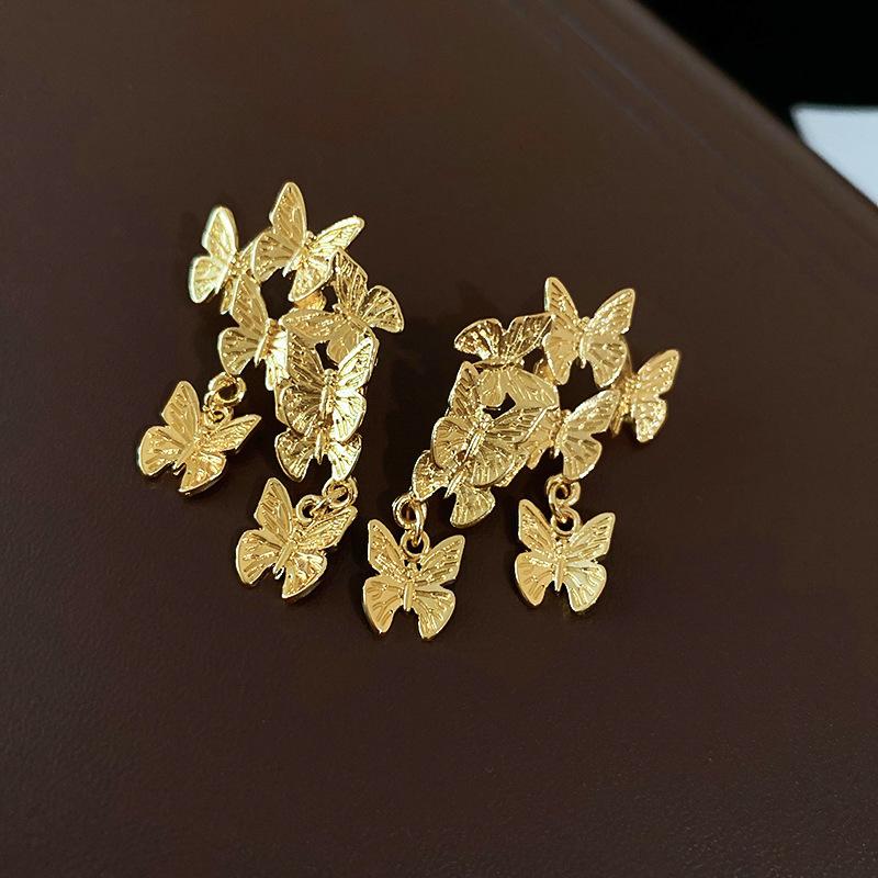 Metal Simple Versatile Earrings Personality Exaggerated Earrings Temperament Advanced Sense Earrings Fashion Earrings Women