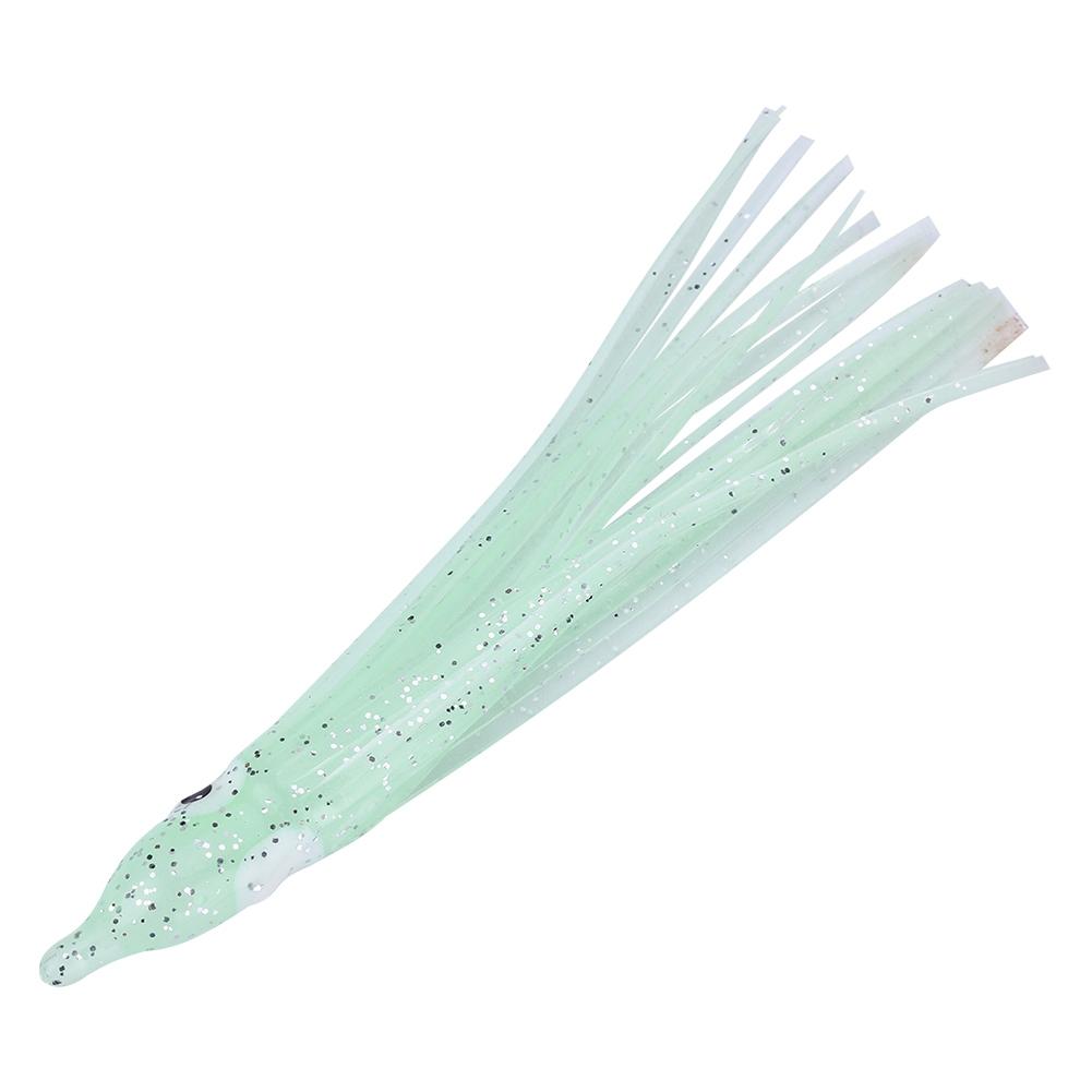 10pcs Bag Mini Size Squid Octopus Shape Fishing Bait Lure Fishing Tackle Tools Luminous White