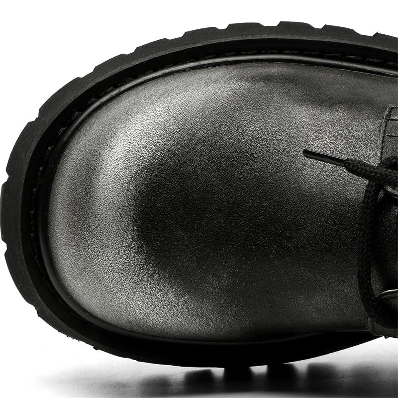 Fashion Leather Shoes For Man Genuine Leather Big Size Shoes High Quality Designer Formal Platform Casual Shoes Fashion Business