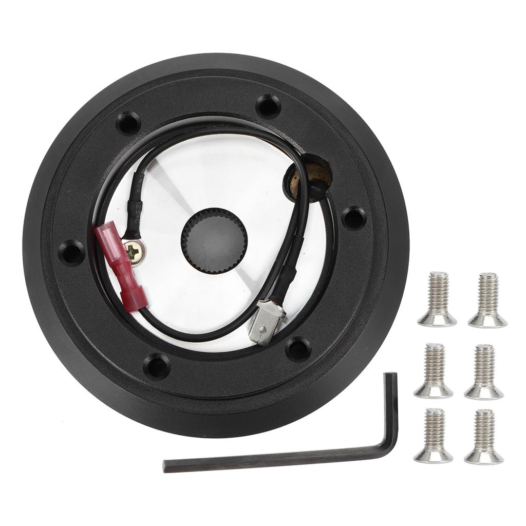 Steering Wheel Quick Release Hub Adapter 6 Holes Fit for Mitsubishi EclipseGalantLancerMontero