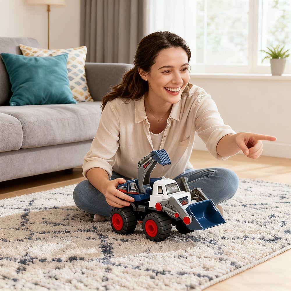 Truck Toy Children Engineering Car Toy ABS Large Bulldozer Toy Excavator Toy Children Model Toy