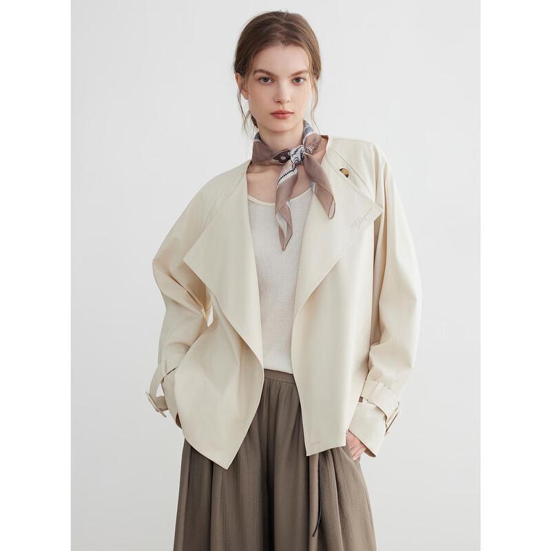 ELLE Modern Lapel Short Jacket S