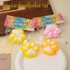 Dopamine Cat Paw Squishy Toy: Slow Rebound Handmade Decompression Art