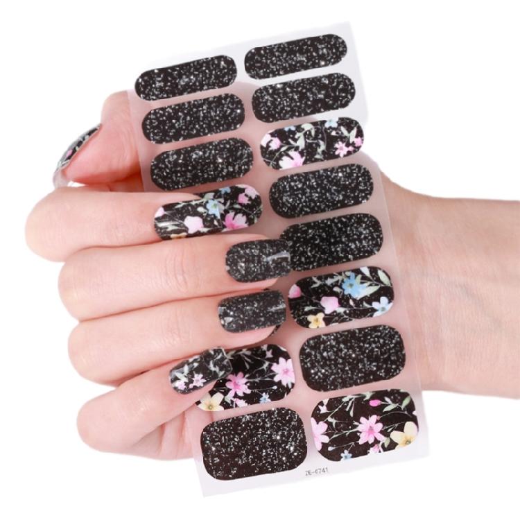 Valentine's Day Full Wrap Nail Stickers Nails Polish Strips Adhesive DIY Nails Art Decals Manicure Accessories